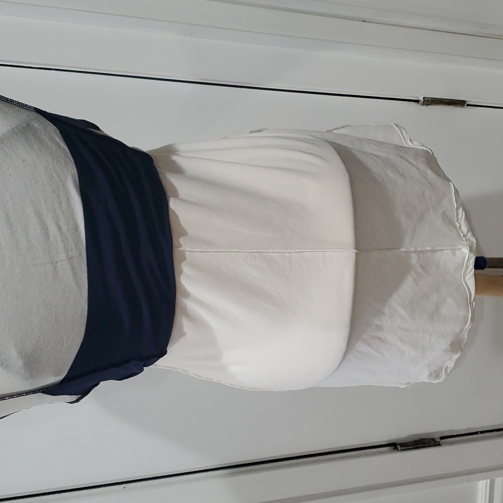 Colorblock Racerback Viscose Dress Small - Picture 6 of 9